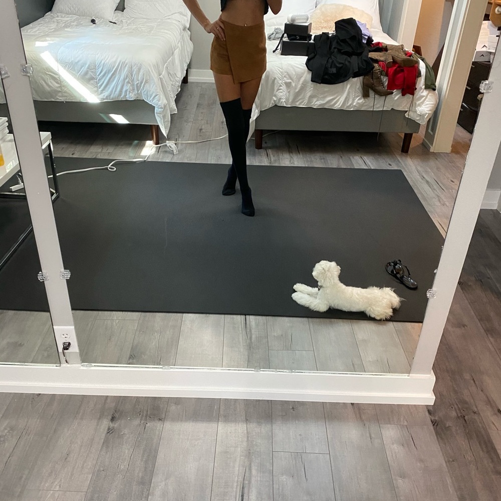 2 skort bundle. Suede
